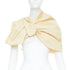 Women's Jil Sander 2021 Yellow Silk Wrap Cape