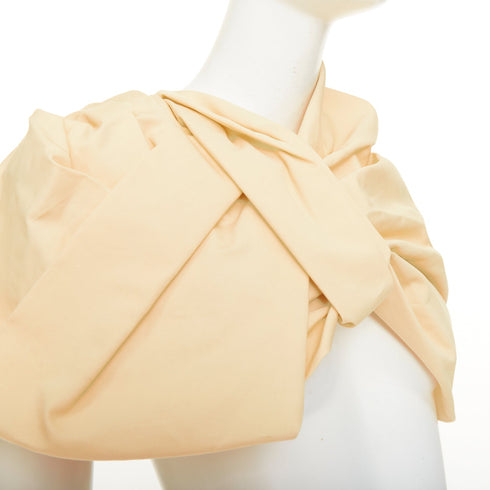 Women's Jil Sander 2021 Yellow Silk Wrap Cape