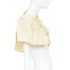Women's Jil Sander 2021 Yellow Silk Wrap Cape