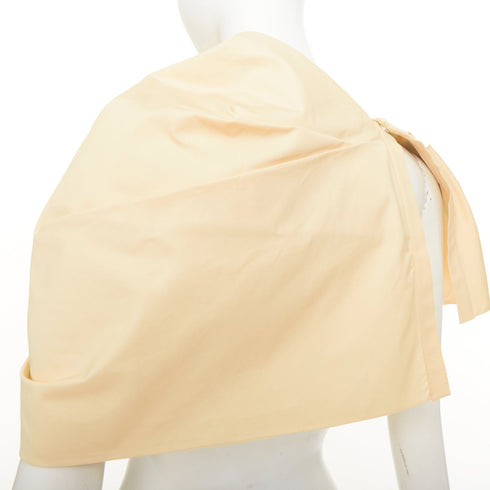 Women's Jil Sander 2021 Yellow Silk Wrap Cape