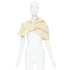 Women's Jil Sander 2021 Yellow Silk Wrap Cape