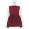 Women's Alaia Red Tiered Peplum Top