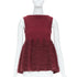 Women's Alaia Red Tiered Peplum Top