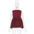 Women's Alaia Red Tiered Peplum Top