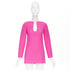 Women's Valentino 2022 PP Pink Silk Wired Shift Dress