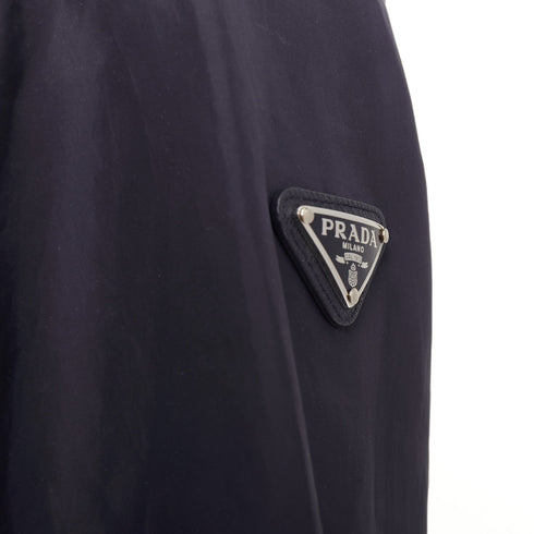 Women's Prada 2021 Navy Nylon Zip Utility Jacket