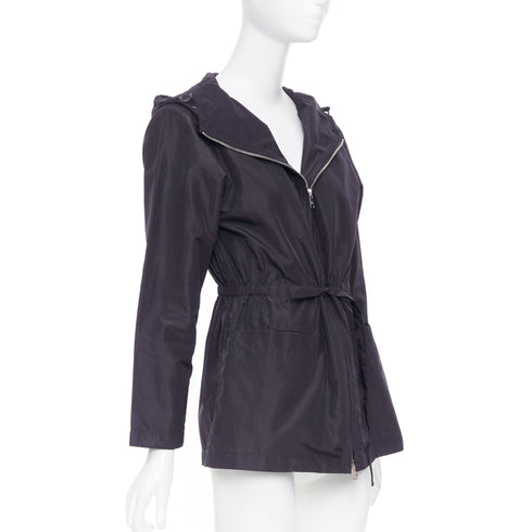 Women's Prada 2021 Navy Nylon Zip Utility Jacket