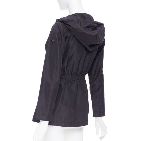 Women's Prada 2021 Navy Nylon Zip Utility Jacket