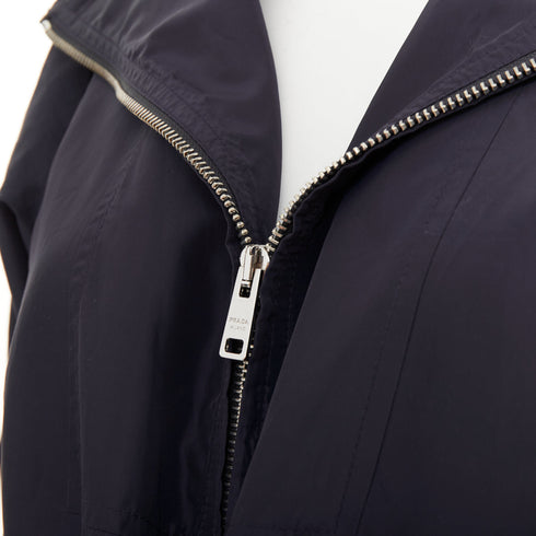 Women's Prada 2021 Navy Nylon Zip Utility Jacket