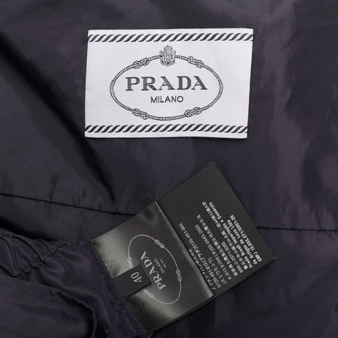 Women's Prada 2021 Navy Nylon Zip Utility Jacket