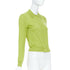 Women's Miu Miu 2024 Green Cashmere Silk Polo Cardigan