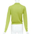 Women's Miu Miu 2024 Green Cashmere Silk Polo Cardigan