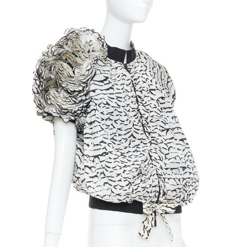 Women's Moncler Gamme Rouge 2013 Runway Feather Jacket Top