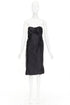 Women's Prada 2007 Black Silk Corset Dress