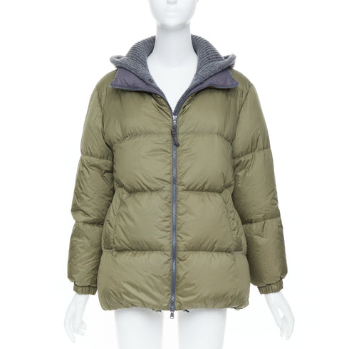 Women's Brunello Cucinelli Cashmere White Puffer Jacket