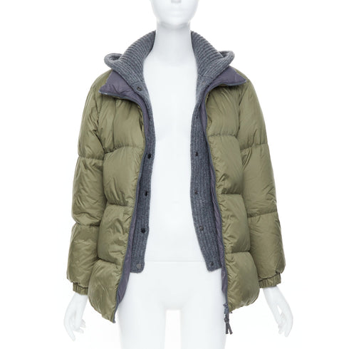 Women's Brunello Cucinelli Cashmere White Puffer Jacket