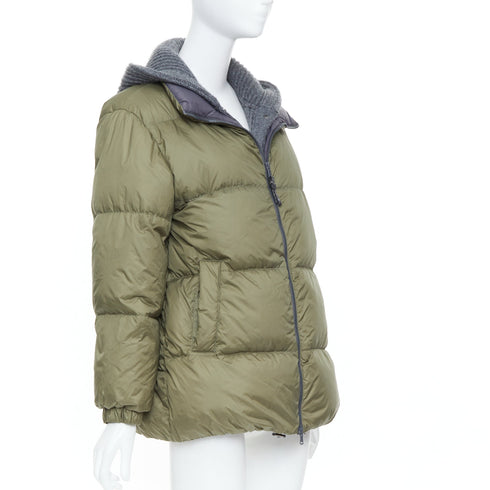 Women's Brunello Cucinelli Cashmere White Puffer Jacket