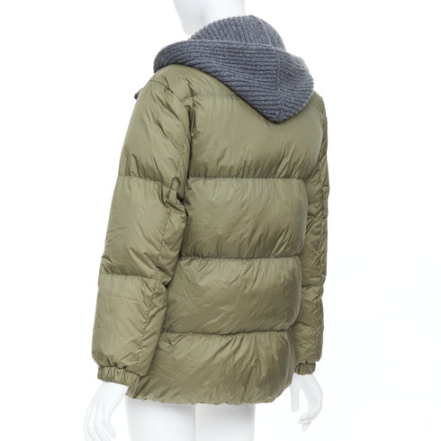 Women's Brunello Cucinelli Cashmere White Puffer Jacket
