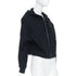 Women's Prada 2021 Black Cropped Hoodie Jacket