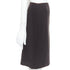 Women's Fendi Brown Mid Rise Straight Pencil Skirt