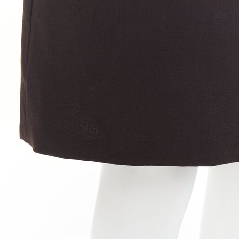Women's Fendi Brown Mid Rise Straight Pencil Skirt