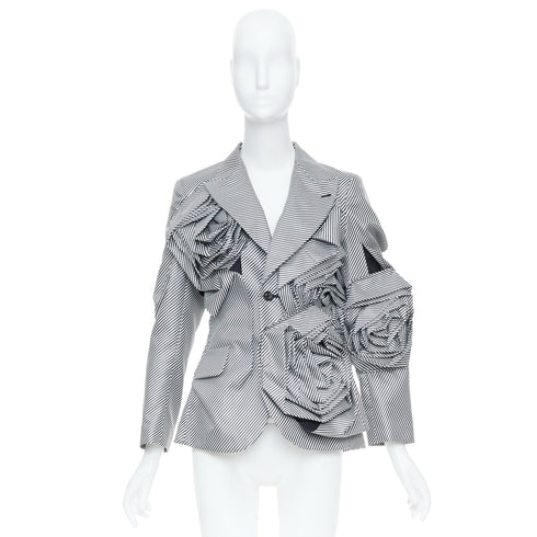 Women's Comme Des Garcons 2013 Runway Rosette Blazer Jacket
