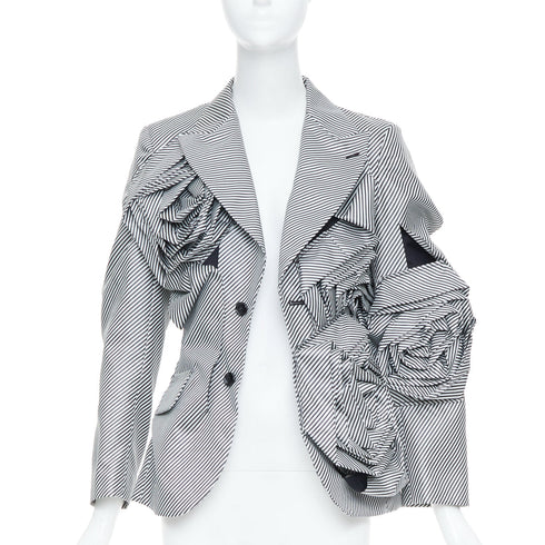 Women's Comme Des Garcons 2013 Runway Rosette Blazer Jacket