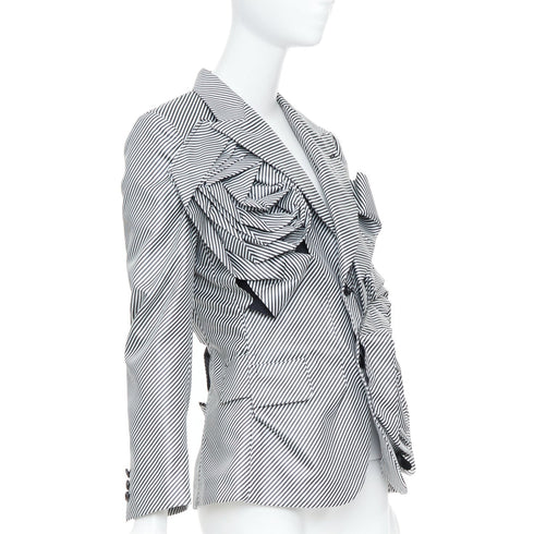 Women's Comme Des Garcons 2013 Runway Rosette Blazer Jacket