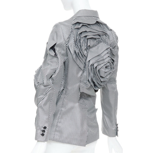 Women's Comme Des Garcons 2013 Runway Rosette Blazer Jacket