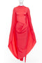 Women's Balenciaga 2022 Runway Red Draped Gown