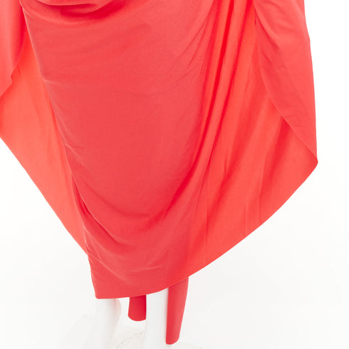 Women's Balenciaga 2022 Runway Red Draped Gown