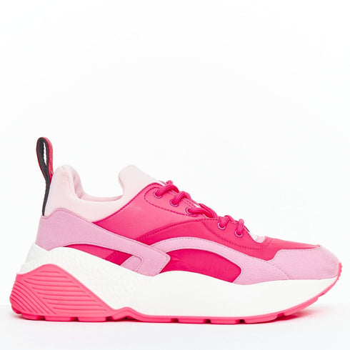 Women's Stella McCartney Pink Patchwork Dad Sneakers
