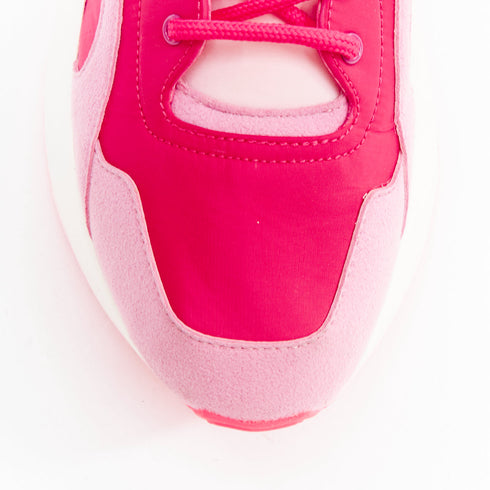 Women's Stella McCartney Pink Patchwork Dad Sneakers