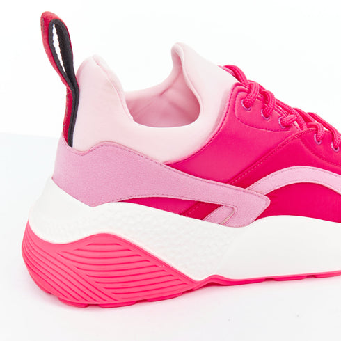 Women's Stella McCartney Pink Patchwork Dad Sneakers