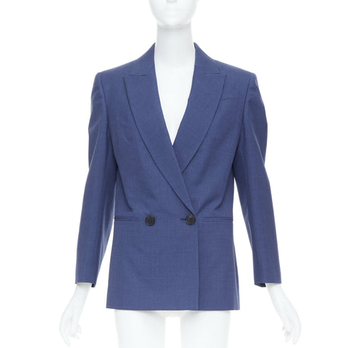 Women's Alexander McQueen 2021 Blue Double Breasted Blazer