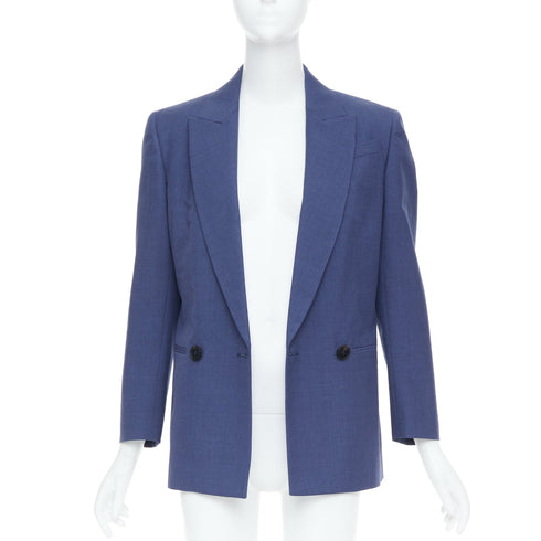 Women's Alexander McQueen 2021 Blue Double Breasted Blazer