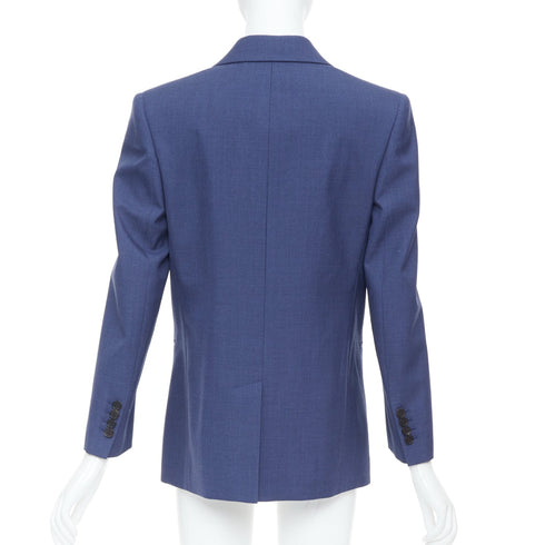 Women's Alexander McQueen 2021 Blue Double Breasted Blazer