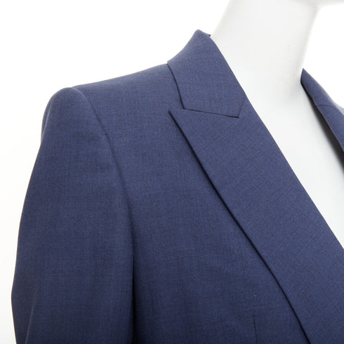 Women's Alexander McQueen 2021 Blue Double Breasted Blazer