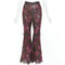 Women's Gucci 2021 Runway 1999 Reissue Red Flared Pants