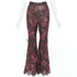 Women's Gucci 2021 Runway 1999 Reissue Red Flared Pants