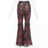 Women's Gucci 2021 Runway 1999 Reissue Red Flared Pants