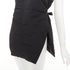 Women's Rick Owens Black Quilted Tunic Vest