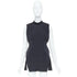Women's Rick Owens Black Quilted Tunic Vest