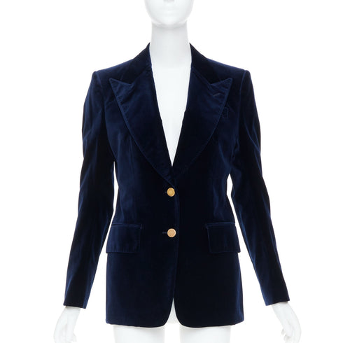 Women's Tom Ford Blue Velvet Blazer