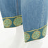 Women's Valentino 2025 Runway Blue Beaded Denim Jeans