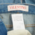 Women's Valentino 2025 Runway Blue Beaded Denim Jeans
