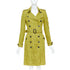 Women's Burberry 2013 Yellow Lace Double Breasted Coat