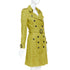 Women's Burberry 2013 Yellow Lace Double Breasted Coat
