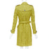 Women's Burberry 2013 Yellow Lace Double Breasted Coat