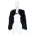 Women's Balmain 2014 Black Feather Cape Bolero